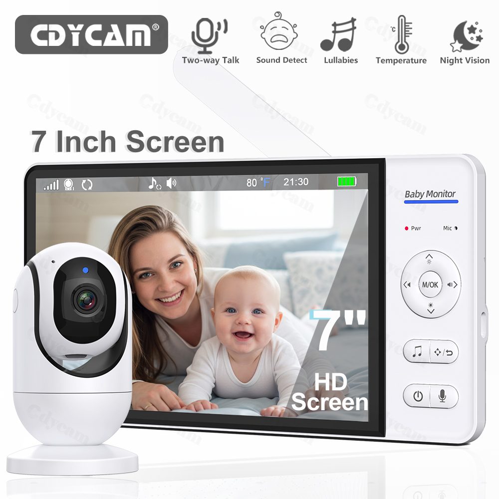 Audio Music Kids - Monitor Bayi Video 7.0'' 720P Baterai