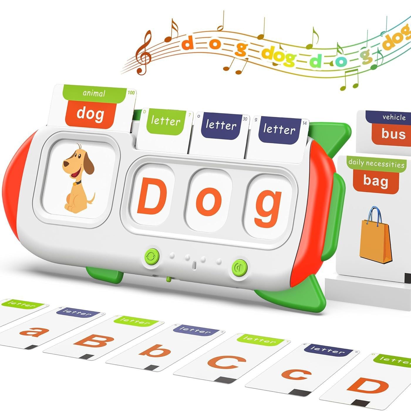 Audio Music Kids - Mainan Pembelajaran Bahasa Inggris Matematika-Mesin Kartu