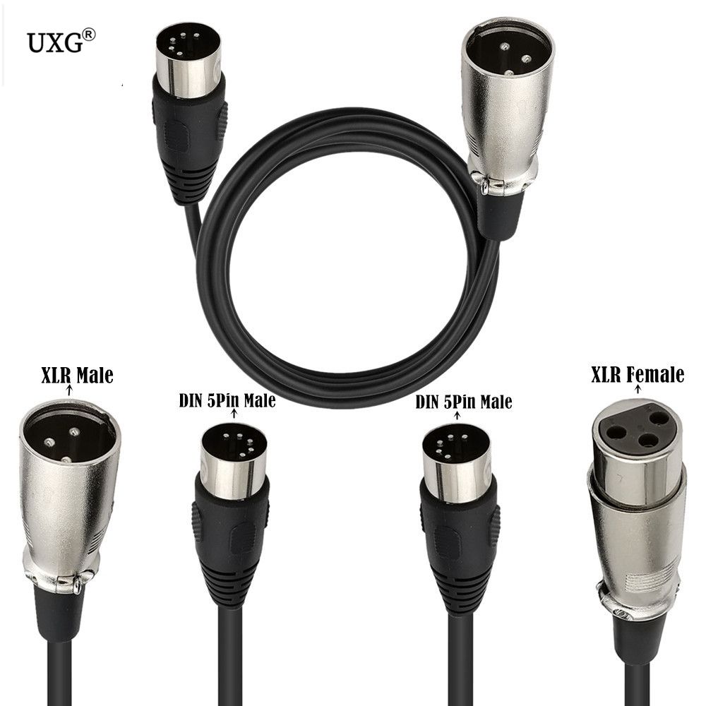 Audio Music Instrumental - Kabel Adaptor MIDI Ke XLR DIN