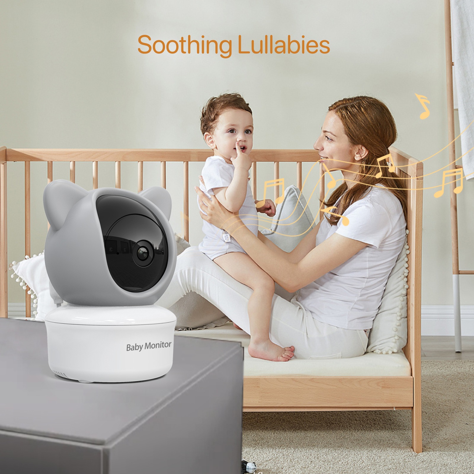 Monitor Bayi Video 5 Inci deng - Audio Music Apps ulasan dan harga