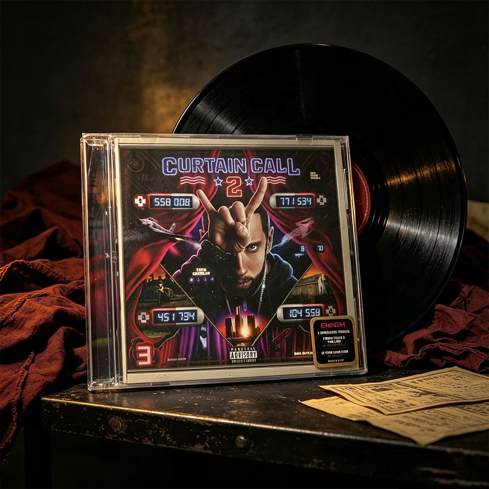 CD 'Curtain Call 2' Eminem Hip - Audio Music Hip Hop ulasan dan harga