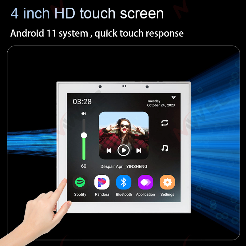 TUYA Smart Home 4 Inch Android - Audio Music Background ulasan dan harga