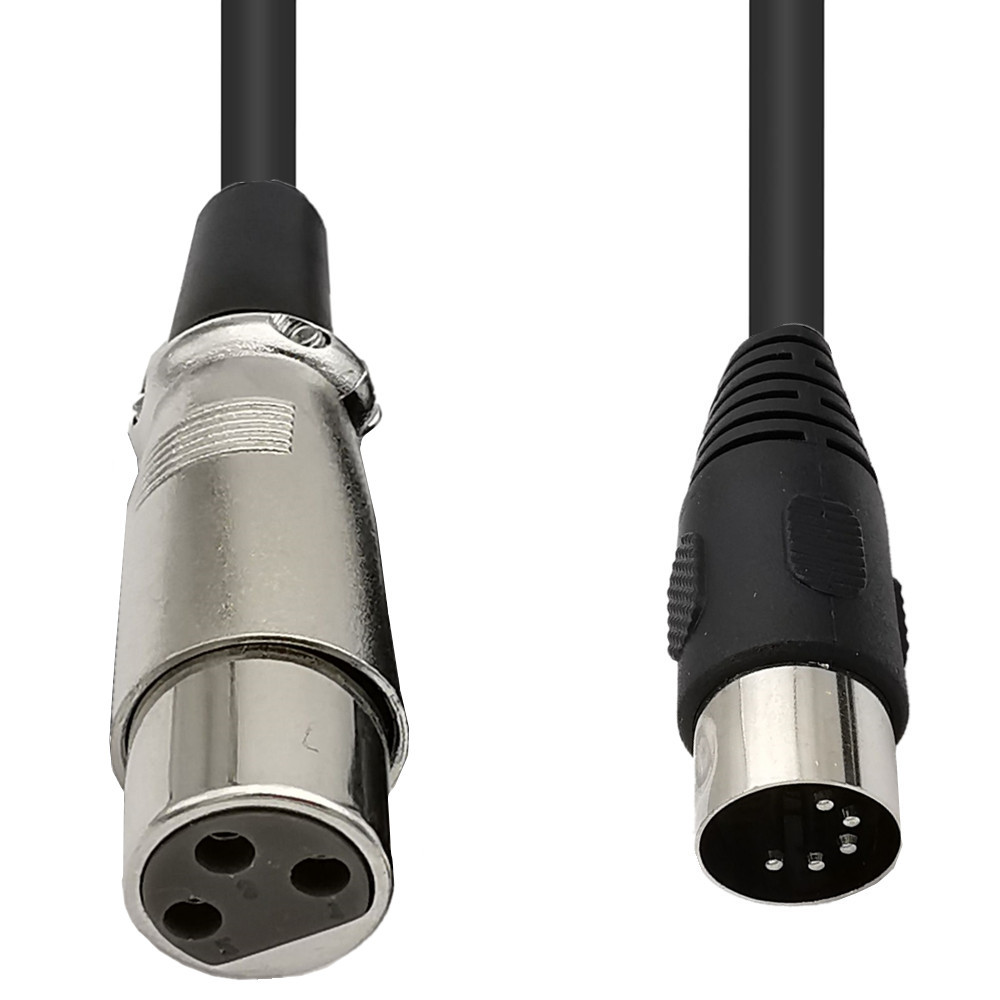 Kabel Adaptor MIDI Ke XLR DIN  - Audio Music Instrumental ulasan dan harga