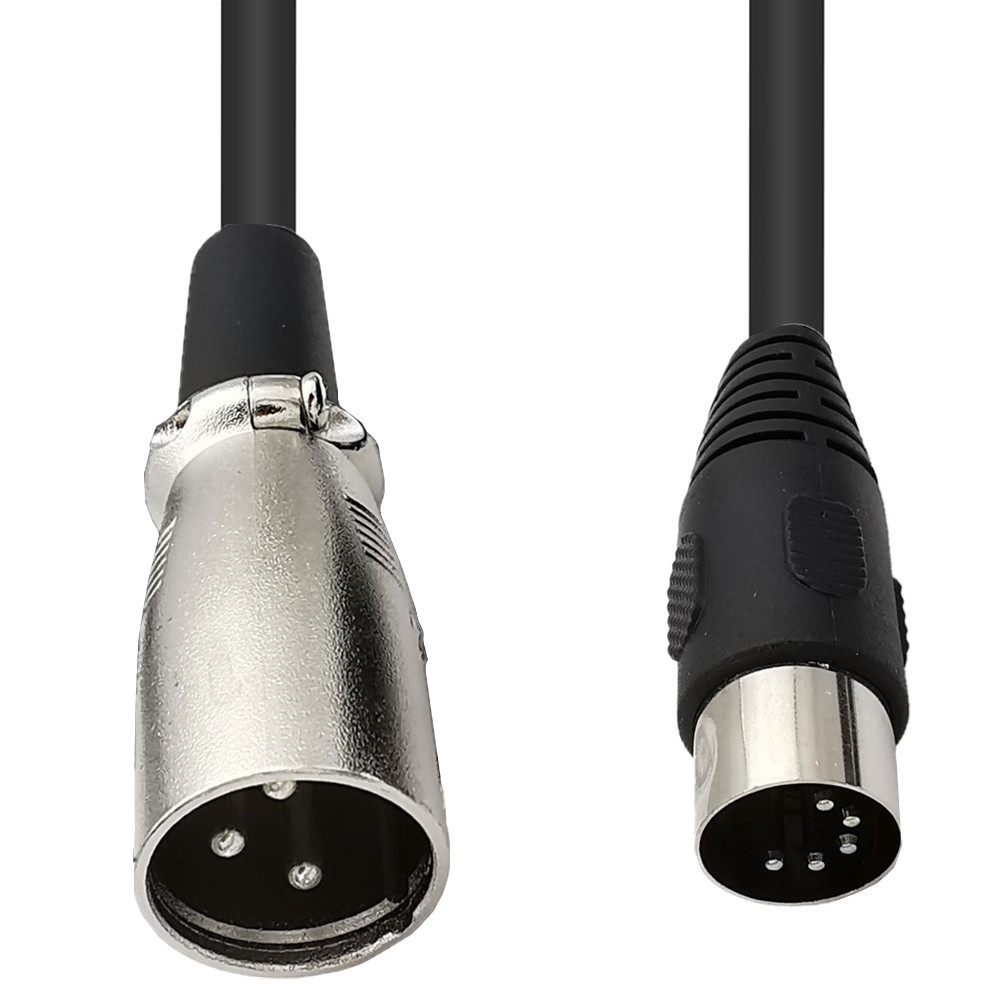 Kabel Adaptor MIDI Ke XLR DIN  - Audio Music Instrumental ulasan dan harga